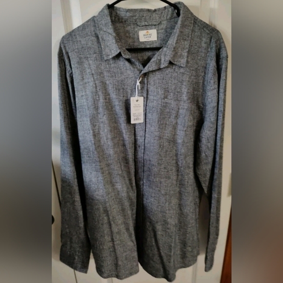 MARINE layer hemp fortex classic fit button down
